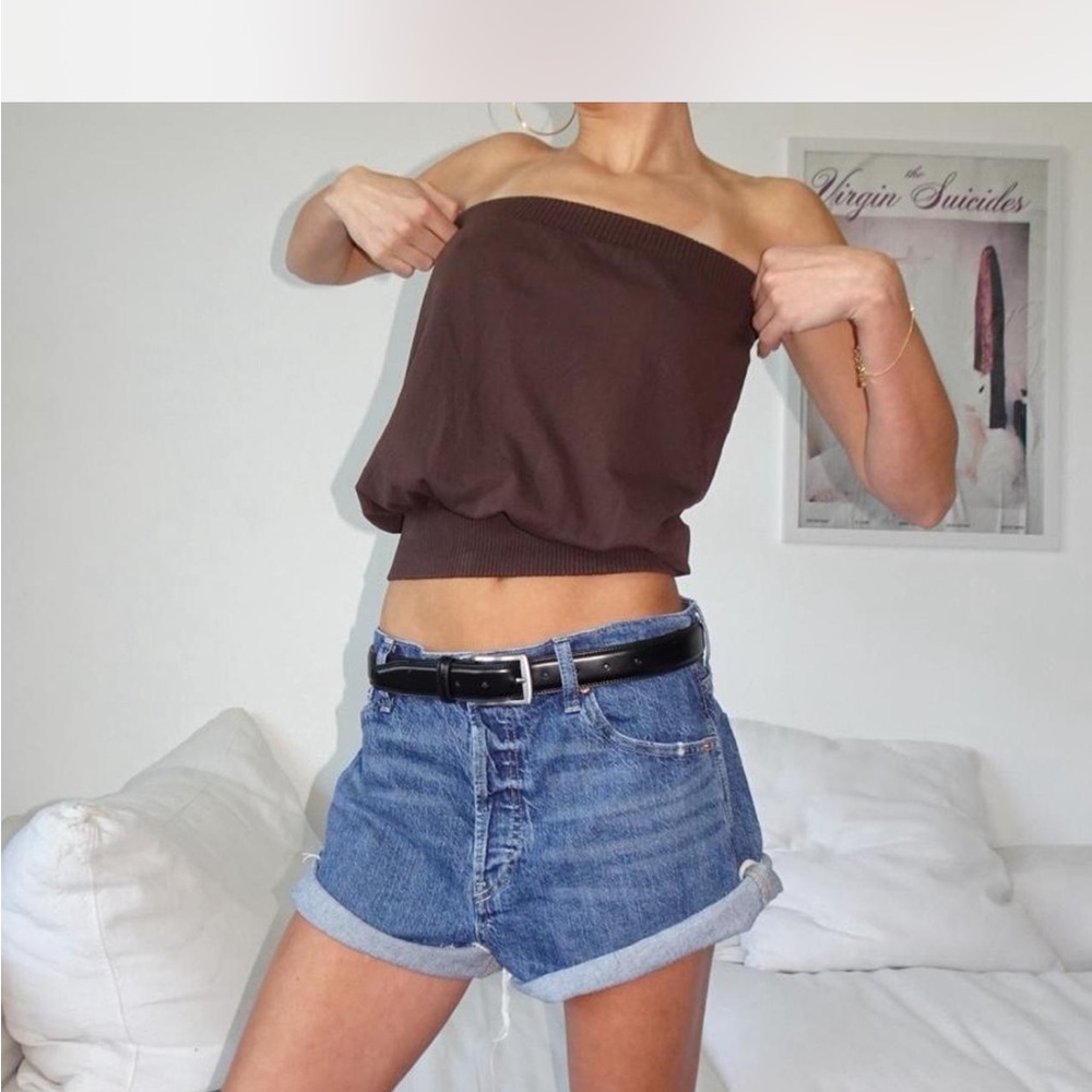 Vintage baggy jeans shorts
